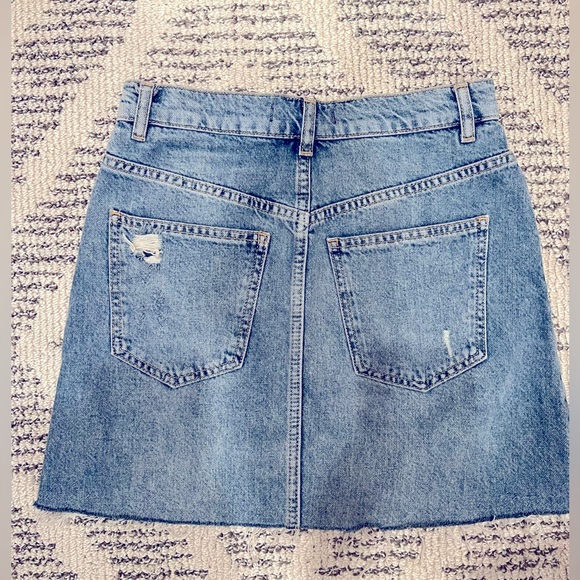 We The Free denim Mini Skirt - Picture 3 of 9
